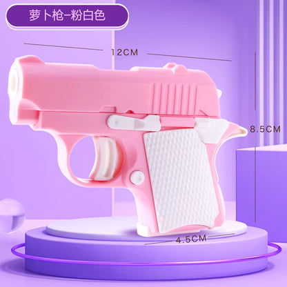 3D Gravity Toy Gun Model Cannot Shoot M1911 Pistol Desert Eagle Empty Load Hang-Up 3D Printing Fidget Toy for Boys Decompression