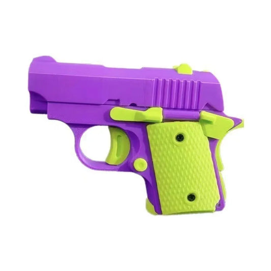 3D Gravity Toy Gun Model Cannot Shoot M1911 Pistol Desert Eagle Empty Load Hang-Up 3D Printing Fidget Toy for Boys Decompression