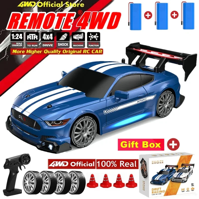 RC Drift Car Remote Control GTRPRO AE86PRO Model 4X4 Racing RTR Radio Truck Vehicle Toy Gift for Boy Girl Children Kid Adult