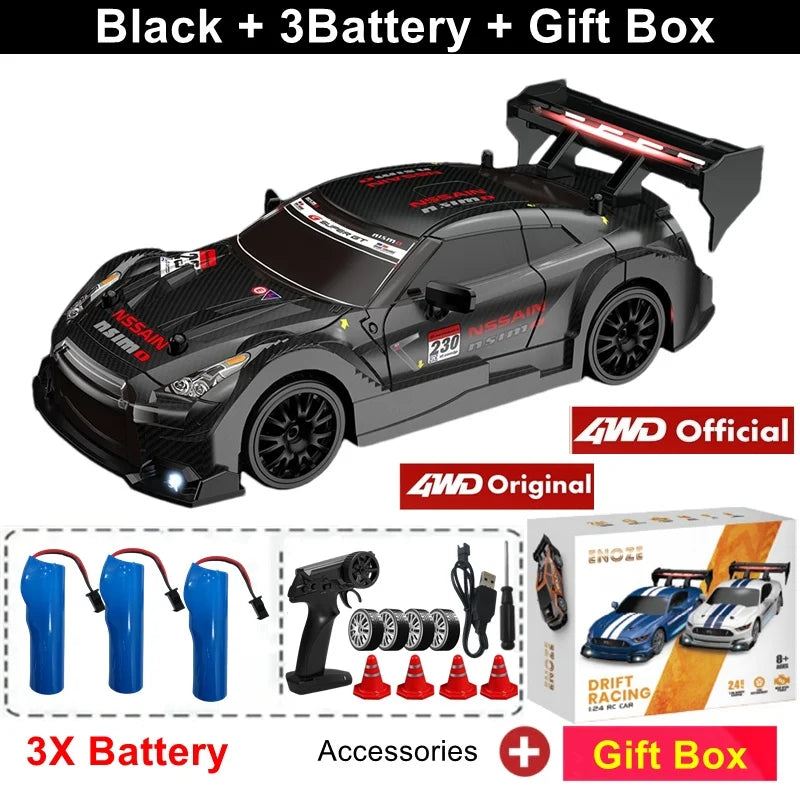 RC Drift Car Remote Control GTRPRO AE86PRO Model 4X4 Racing RTR Radio Truck Vehicle Toy Gift for Boy Girl Children Kid Adult