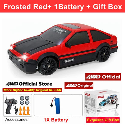 RC Drift Car Remote Control GTRPRO AE86PRO Model 4X4 Racing RTR Radio Truck Vehicle Toy Gift for Boy Girl Children Kid Adult