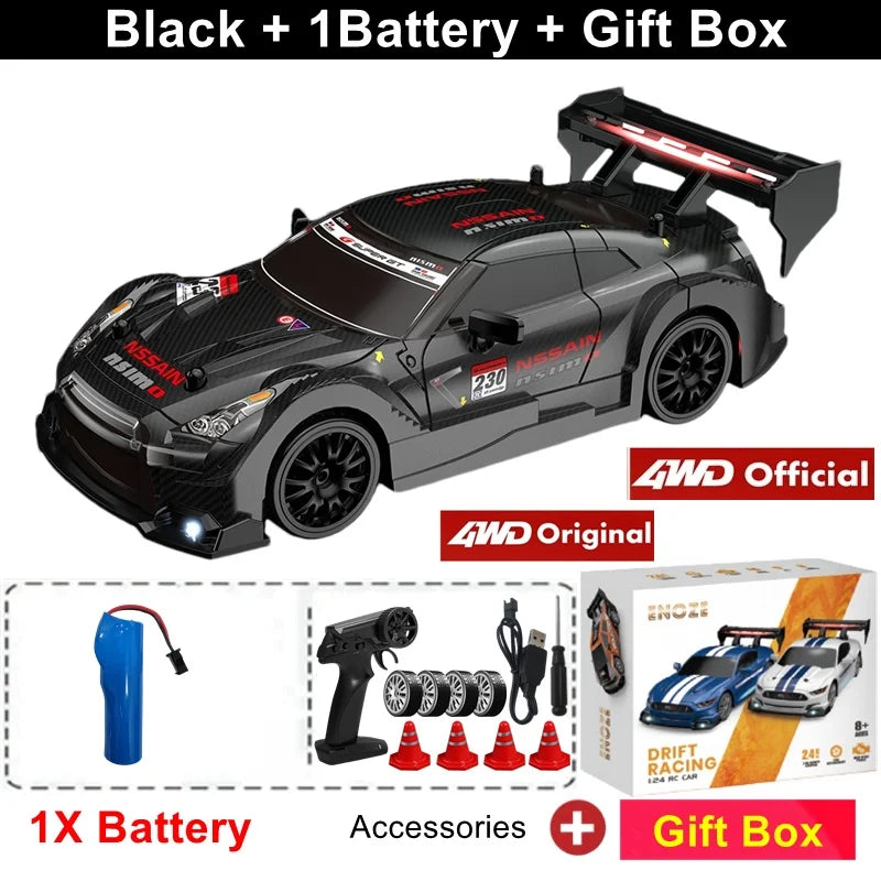 RC Drift Car Remote Control GTRPRO AE86PRO Model 4X4 Racing RTR Radio Truck Vehicle Toy Gift for Boy Girl Children Kid Adult