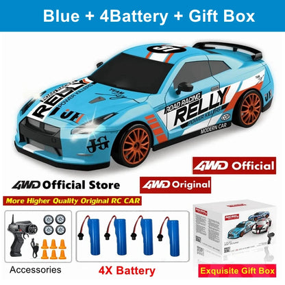 RC Drift Car Remote Control GTRPRO AE86PRO Model 4X4 Racing RTR Radio Truck Vehicle Toy Gift for Boy Girl Children Kid Adult